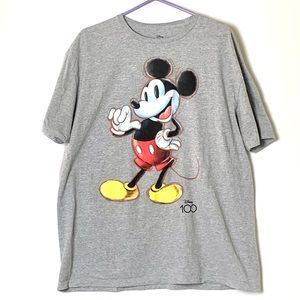 Disney 100 year Anniversary Mickey Mouse T Shirt. Worn once size large
